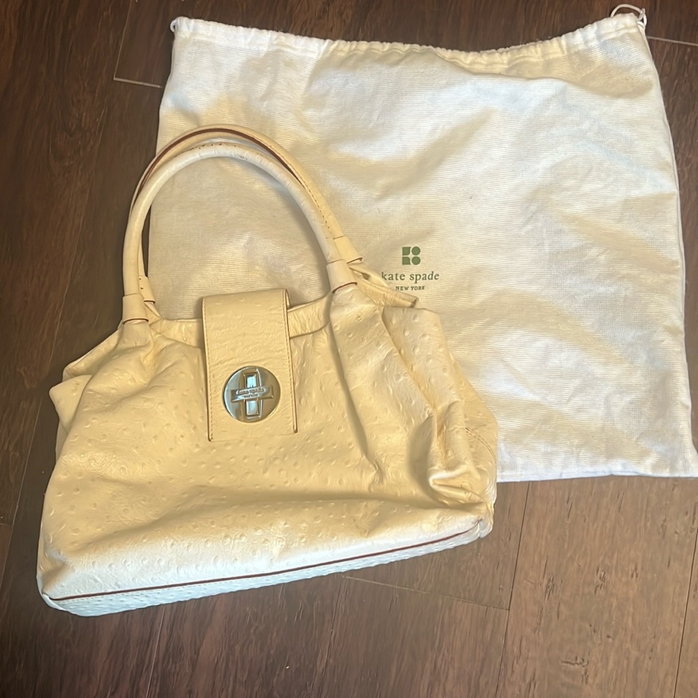 Kate spade ostrich tote
